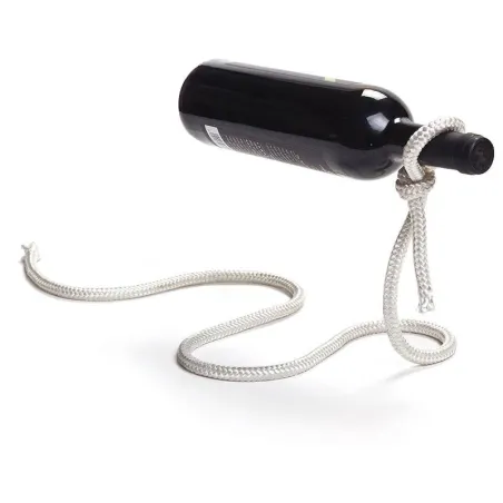 Portabotellas de vino con cuerda mágica