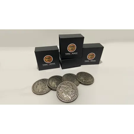 Set 4 Dolares Morgan replica + Cascarilla por Tango Magic