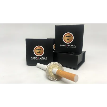 Boligrafo o Cigarrillo a Través moneda 2 Euro (2 Caras) Tango