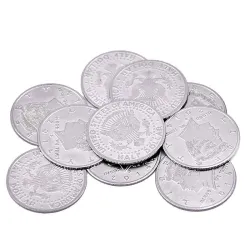 Monedas finas para empalmar – Medio dólar(Palming coins) Set 10