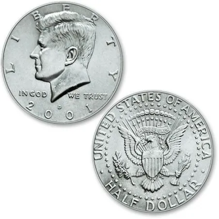 Moneda de Medio Dólar para magia (Nuevas)
