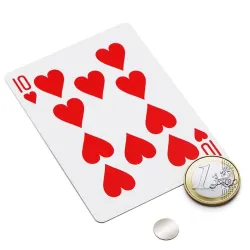 Imanes para cartas ultrafinos 0,5 mm (10 Iman)