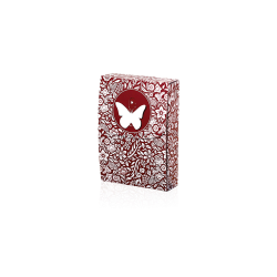 Baraja Butterfly 3ª Edición (Rojo) Naipes de mariposa marcados de Ondrej Psenicka