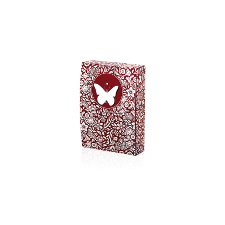 Baraja Butterfly 3ª Edición (Rojo) Naipes de mariposa marcados de Ondrej Psenicka