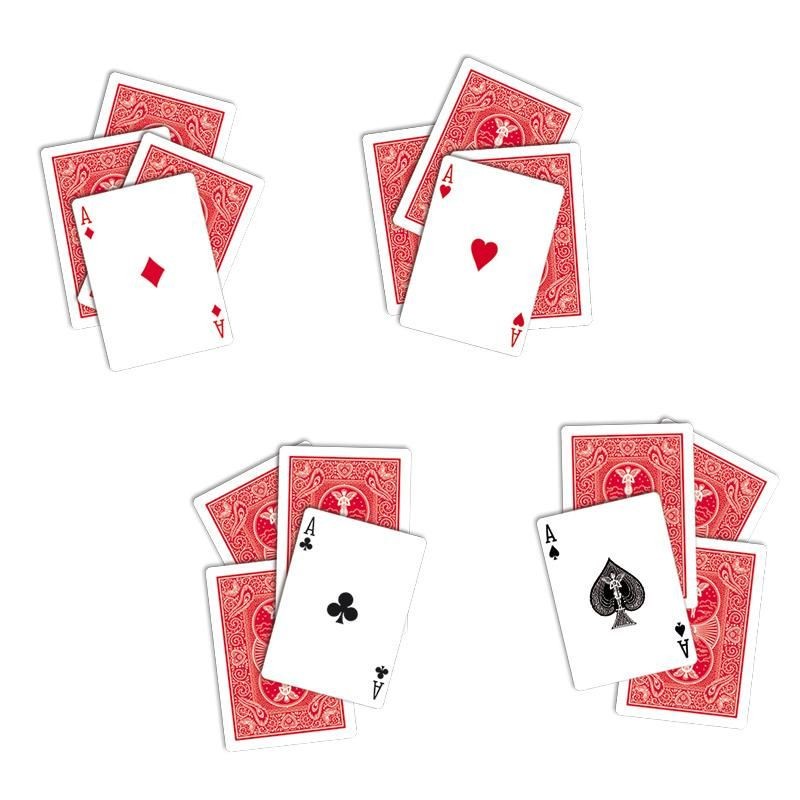 Jumping Ases - Set Cartas Bicycle Ases McDonald