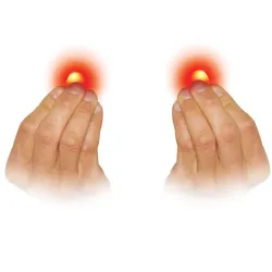 Luz Fantasma Super Luminoso - Recargable - Rojo (2 Unidades)