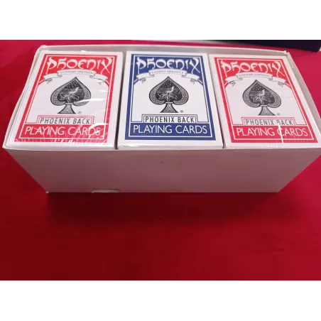 Baraja Phoenix Rojas y Azules  - Oferta Pack