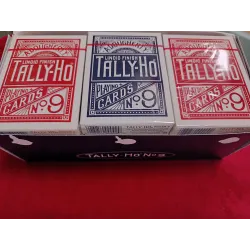 Presentamos Pack 12 Barajas Tally Ho - 6 rojas y 6 azules