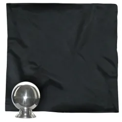 Pañuelo Seda para bola zombie 64 cm Profesional negro 2