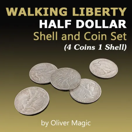 Monedas para Magia set Medio Dolar Walkin Liberty Oliver Magic