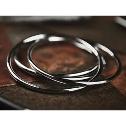 Aros chinos Deluxe 11 cm set de 4 cromados jc magic