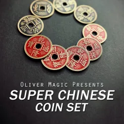 Super Set Monedas Chinas tamaño Morgan Oliver Magic