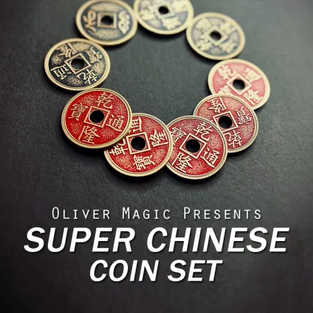 Super Set Monedas Chinas tamaño Morgan Oliver Magic