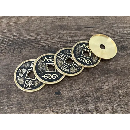 Set monedas Chinas y Cinta tamaño Morgan Oliver Magic Set monedas Chinas y Cinta tamaño Morgan Oliver Magic