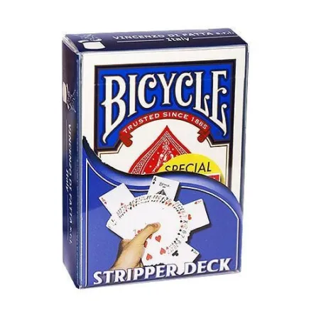 Baraja Biselada Bicycle Azul - Cortada y sellada de fábrica (Stripper)