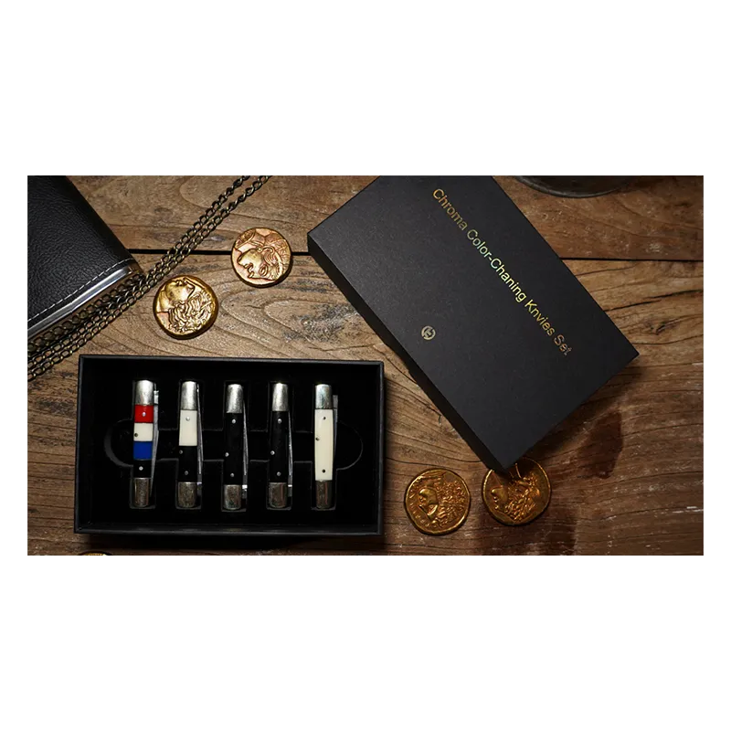 Set Navajas Manipulación Magia (Chroma Color-Changing Knives Set) TCC