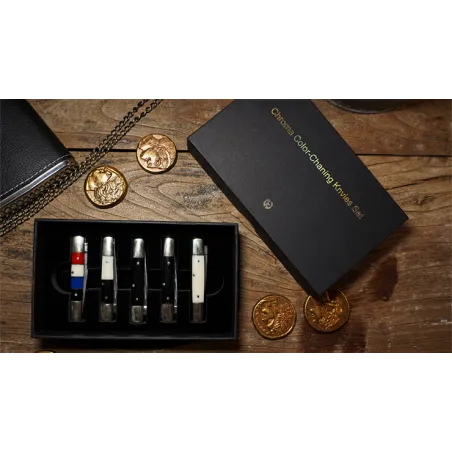 Set Navajas Manipulación Magia (Chroma Color-Changing Knives Set) TCC Set Navajas Manipulación Magia (Chroma Color-Changing Knives Set) TCC