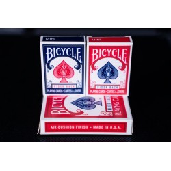 Baraja mini roja o azul (Bicycle)