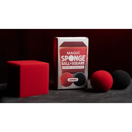 Bola de Esponja que Cambia de Color a Cubo JUMBO 6 Cm - Murphy's Magic