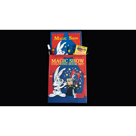 Magic Show Coloring Book Set con Varita y Cajita de Colores (3 Cambios) por Murphy's Magic
