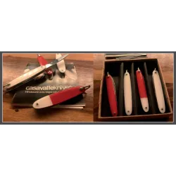 Set Clásico Fred Kaps 4 Navajas Artesanal Flavio Casavalle Knives