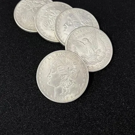 Moneda Morgan Dólar Cuproníquel Año 1882 – Oliver Magic (Replica 3.8cm)