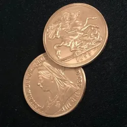 Moneda Queen Victoria – Oliver Magic (Replica Tamaño Morgan 3.8cm)