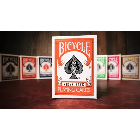 Baraja Bicycle Poker Originales USPCC - Colores Naranja