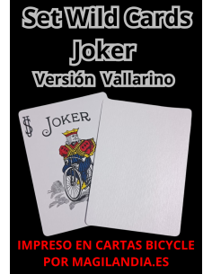 Set Cartas Wild Cards Bicycle Versión Vallarino cartas blancas comodines