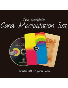 Set Completo de Manipulación de Cartas (DVD y 2 Barajas especiales para Manipulaciones) por Vernet