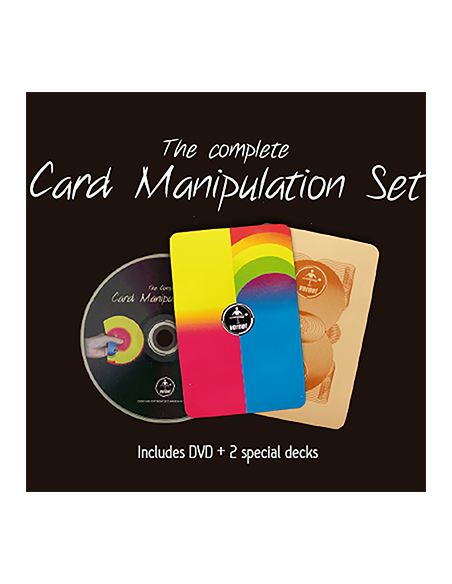 Set Completo de Manipulación de Cartas (DVD y 2 Barajas especiales para Manipulaciones) por Vernet