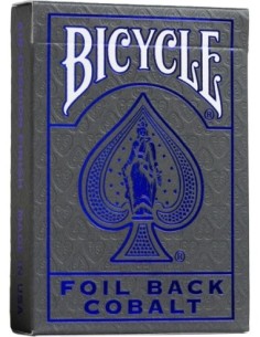 Baraja Bicycle MetalLuxe con el dorsoCrimson Ride (Azul)