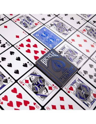 Baraja Bicycle MetalLuxe con el dorsoCrimson Ride (Azul)