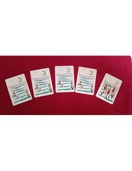Cartas Centauros y Sirerenas Juan Tamariz - Set Cartas Libro Flamenco