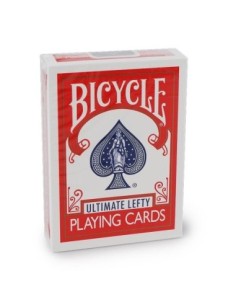 Baraja Para Surdos Ultimate Lefty (+ 7 Rutinas) Dorso Rojo (Bicycle)