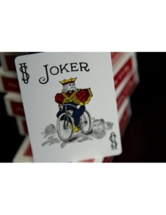 Baraja de Forzaje de Jokers Comodines (a color) Dorsor Rojo Bicycle - Poker