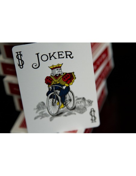 Baraja de Forzaje de Jokers Comodines (a color) Dorsor Rojo Bicycle - Poker