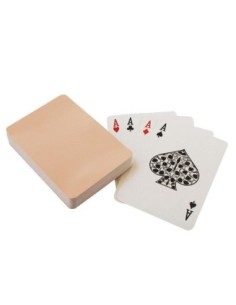 Cartas de manipulación dorso color carne de Italcards Poker