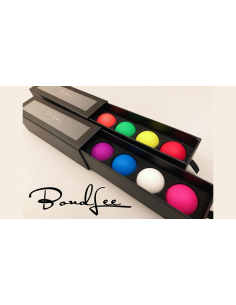 Bolas de Manipulación Perfectas Profesional 4 cm 1,7" Multi Color - Bond Lee (4 Bolas + 4 Cascarillas)
