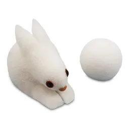 Esponja de bola a conejito