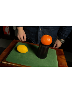 Chop Cup de Cuero Negro – Bon Lee MS Magic para Magia Profesional