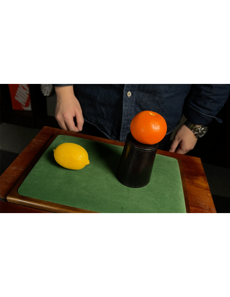 Chop Cup de Cuero Negro – Bon Lee MS Magic para Magia Profesional