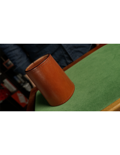 Chop Cup de Cuero Marrón – Bon Lee MS Magic para Magia Profesional
