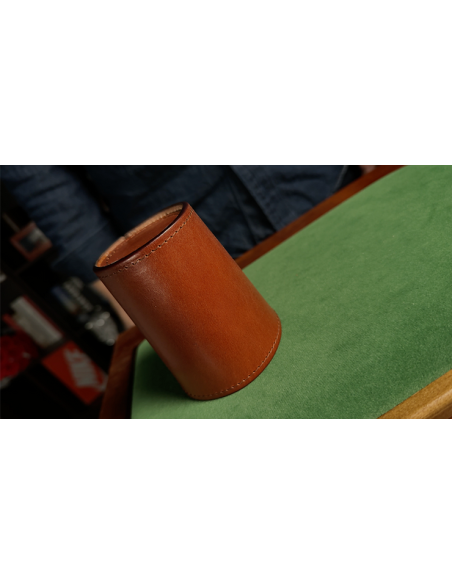 Chop Cup de Cuero Marrón – Bon Lee MS Magic para Magia Profesional