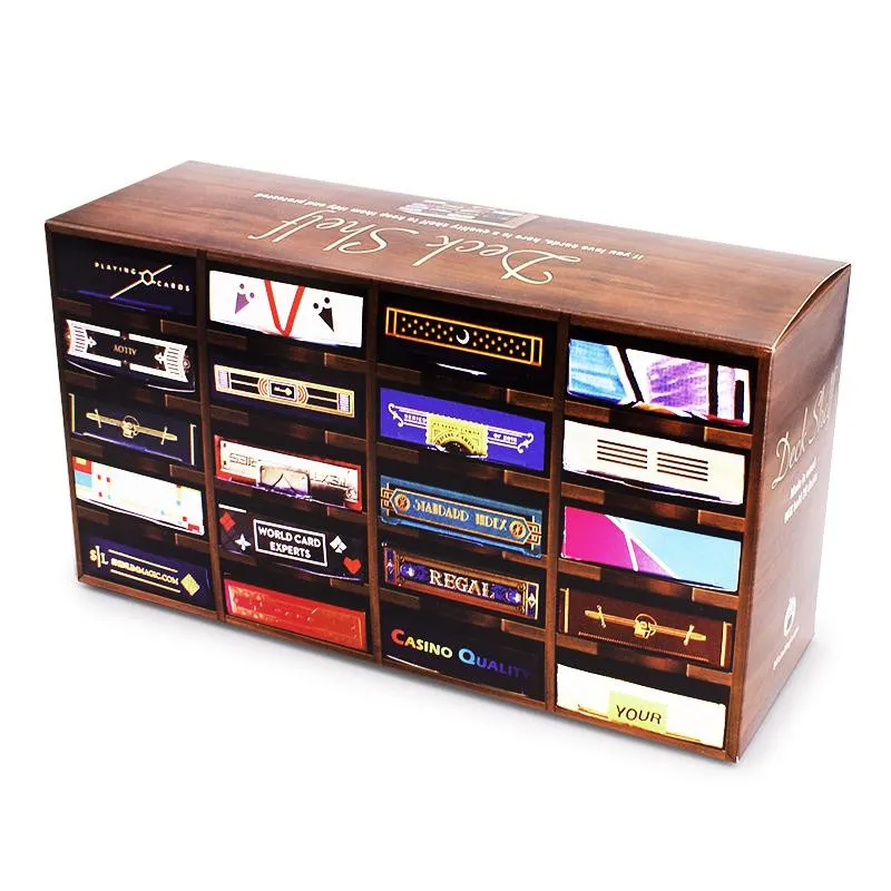 Estanteria de madera para Barajas de cartas