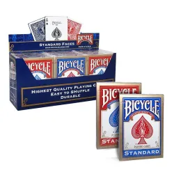 Pack 12 Baraja Bicycle Poker Standard - Originales USPCC
