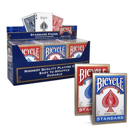 Pack 12 Baraja Bicycle Poker Standard - Originales USPCC